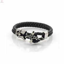 Wholesale Custom High Quality Colorful Leather Strap Bracelet